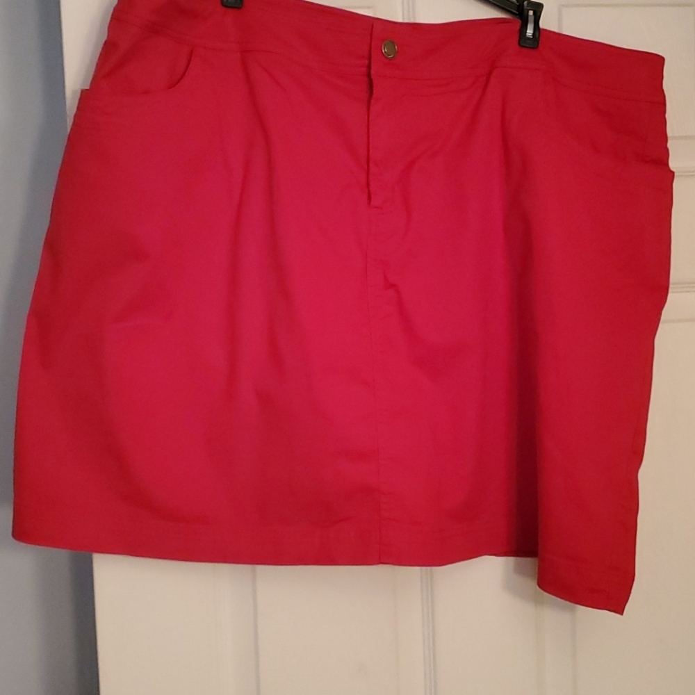CJ Banks skort. Size 24 Beautiful red cotton